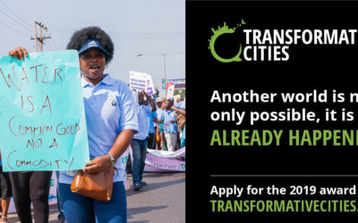 El mundo necesita experiencias inspiradoras: Convocatoria abierta para la Iniciativa de Ciudades Transformadores 2019