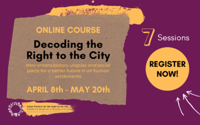 Online course “Decoding the Right to the City”